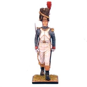 French Old Guard Grenadier Officer Marching