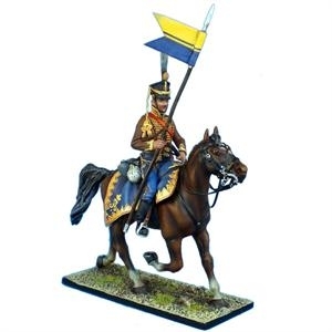 Russian Akhtyrsky Hussar Regiment Trooper with Lance - Borodino 1812