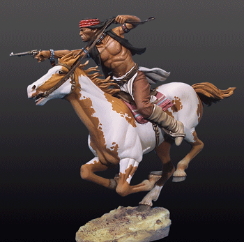 Apache zu Pferd