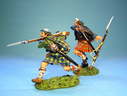Highlanders mit Musketen angreifend #2