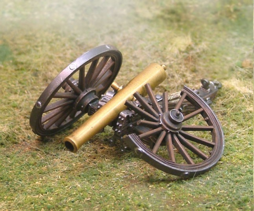 CS Artillery  Napoleon 12pndr Cannon destroyed