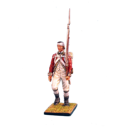 British 5th Foot Grenadier March Attack with Bandaged Head