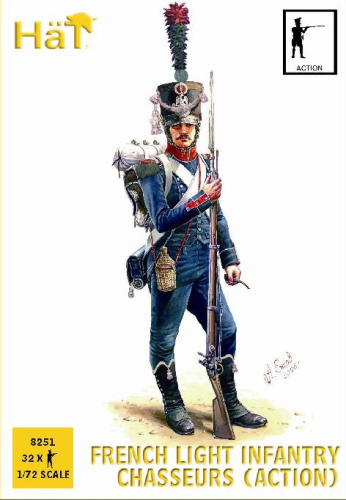 1808-1812 French Light Infantry Chasseurs Action