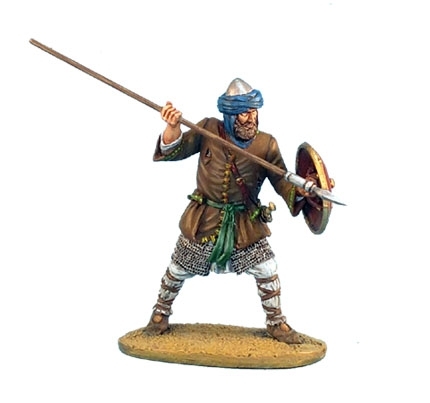 Mamluk Warrior with Spear and Shield