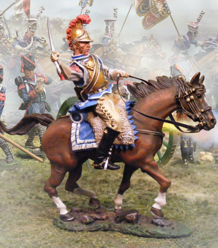 French Carabinier Attacking