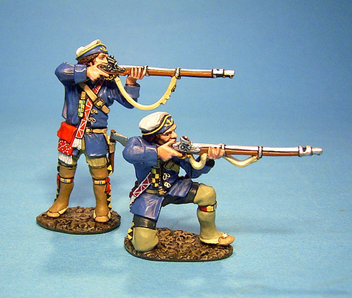 French Marines in Campaign dress Firing #1