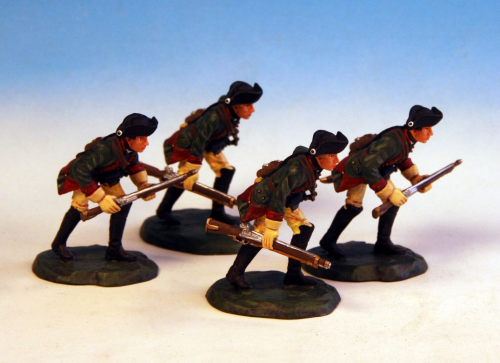 4 Preussische Jäger, vorgehend
