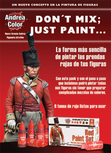 Red Paint Set