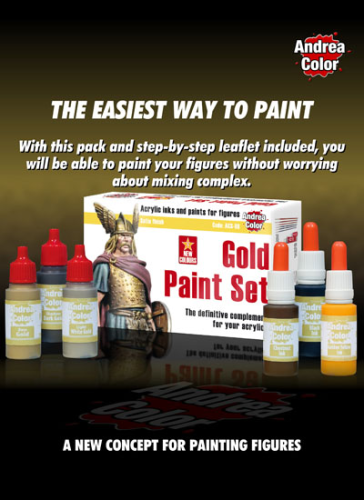 Gold Paint Set