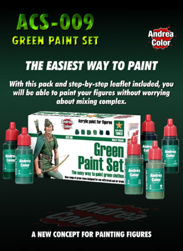 Green Paint Set