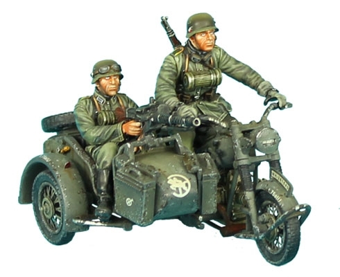 German BMW R75 Motorcycle Combination - 24th Panzer Division