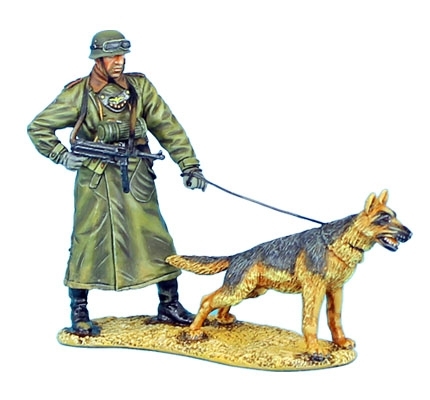 German Feldgendarme with Guard Dog