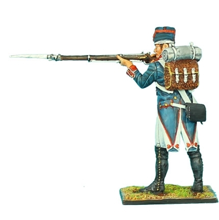 Fusilier Standing Firing in Forage Cap