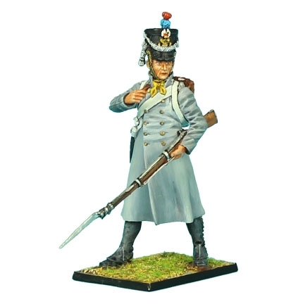 Fusilier Standing in Greatcoat