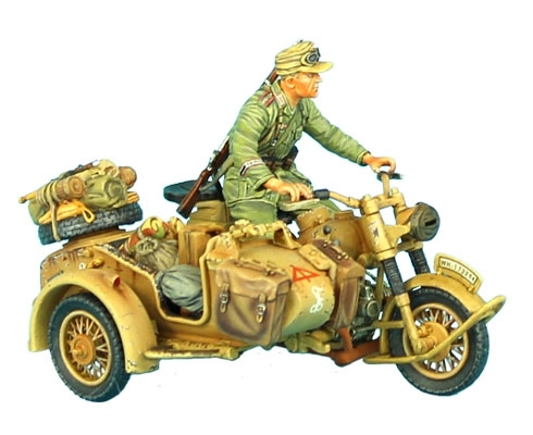 German BMW R75 Motorcycle Combination - 15th Pz. Division Recon HQ