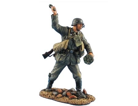 Combat Pioneer with Stick and Bundle Grenade