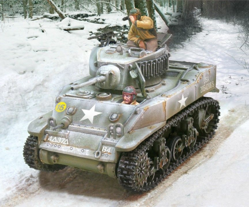 M5 Stuart Tank Winter