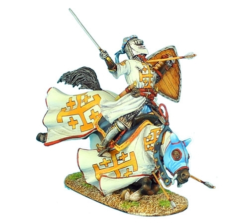 Mounted Kingdom of Jerusalem Knight Falling