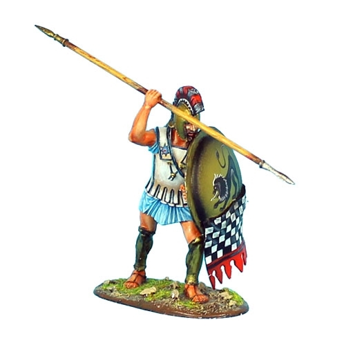 Greek Hoplite with Illyrian Helmet and Linen Armor
