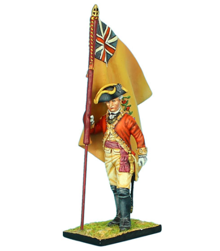 British 22nd Foot Standard Bearer - Regimental Colors