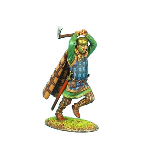 Gallic Warrior Charging with Axe and Cloak