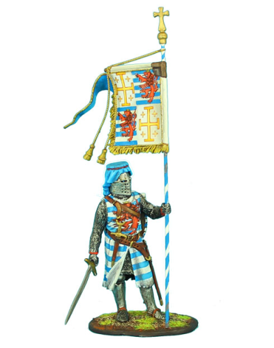 King Henry II's Standard Bearer in Lusignan Heraldry