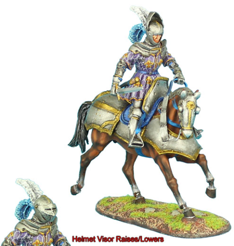 French Mounted Knight with Sword #1