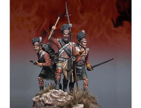 Great British Gordon Highlanders - "Scottish Fury" at Waterloo
