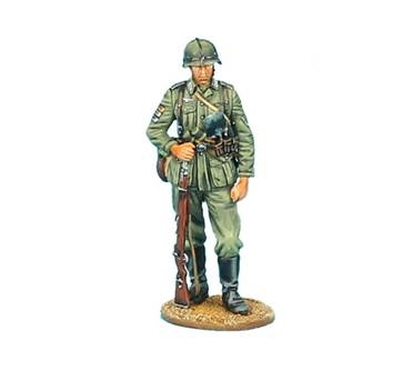 German Heer Infantry Standing with Rifle
