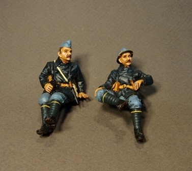 French Tank Corps, 2 French Tank Crew   (2 pcs)