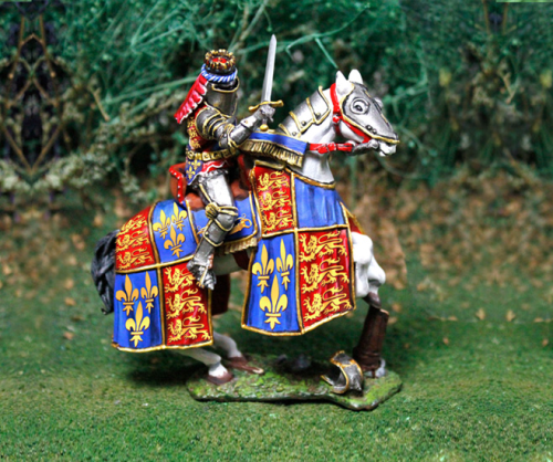 King Henry V. mounted