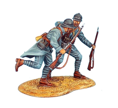 French Infantry Sergeant Pulling a Private Forward - 34th Infantry Regt