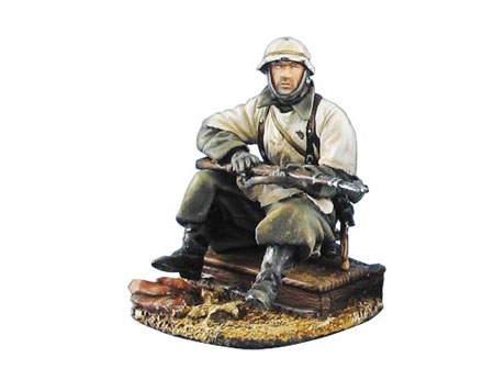 German Heer Infantry Winter Tank Rider with Rifle