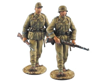 DAK Infantry Walking with Head and Arm Variants