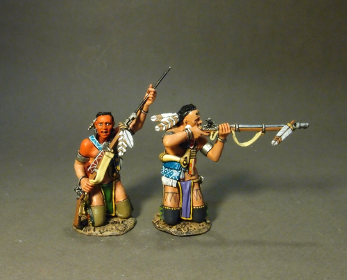 Ojibwa Indianer 2 Kneeling A