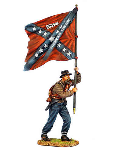 Confederate Standard Bearer - 5th Texas