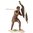 Zulu Warrior Beating Shield with Spear