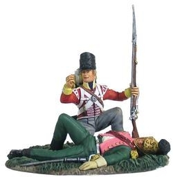 British 44th Foot Regiment Battalion Light Company Looting French Officer
