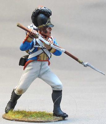 BAVARIAN 4TH LINE INFANTRY RGT PRIVATE CHARGING 4