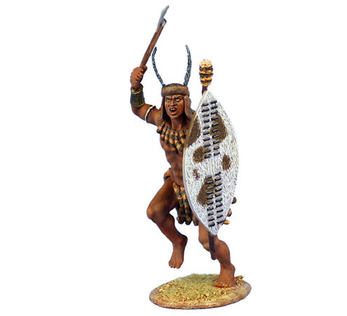 uMhlanga Zulu Warrior with Axe and Shield