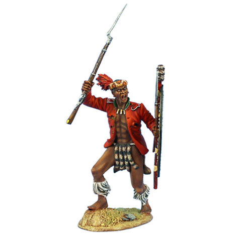 uMbonambi Zulu Warrior with British Coat