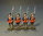 THE NEW JERSEY PROVINCIAL REGIMENT, 4 Line Infantry At Attention, Set #2,
