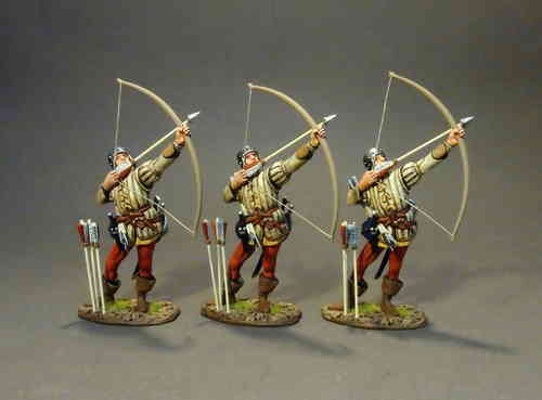 THE BATTLE OF BOSWORTH FIELD 1485, YORKIST  ARCHERS