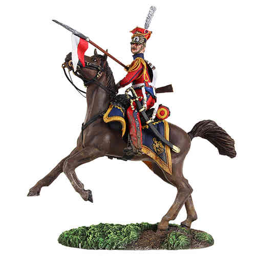 Dutch Lancer on Rearing Horse