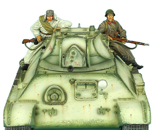 Russian Infantry Winter Tank Riders Set #2