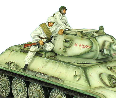 Russian Infantry Winter Tank Riders Set #3