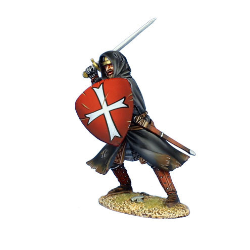 Hospitaller Knight Fighting with Sword