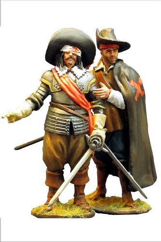 SPANISH TERCIO OFFICER AND MUSKETEER