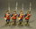 THE NEW JERSEY PROVINCIAL REGIMENT, 2 Line Infantry Marching, (4pcs)