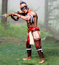 Iriquois Warrior Firing
